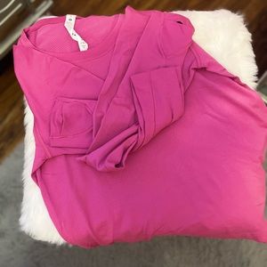 Lululemon Sonic Pink swiftly Tech long sleeve race length